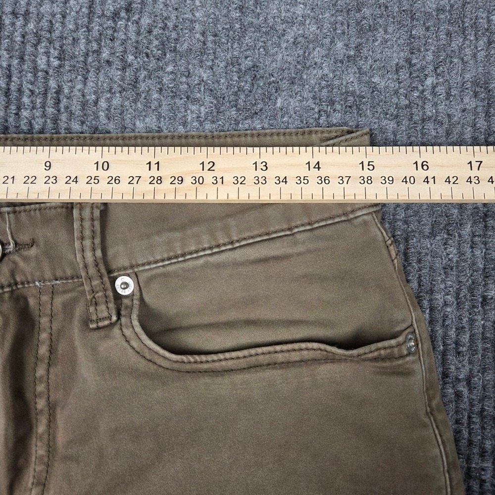 Lucky Brand 121 Slim Straight Mens 30x30 Brown Taupe Stretch Pants 26956 - Picture 6 of 10